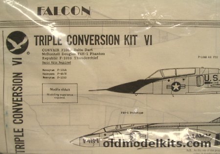 Falcon 1/48 F4H-1 Phantom II Conversion Kit - Bagged plastic model kit